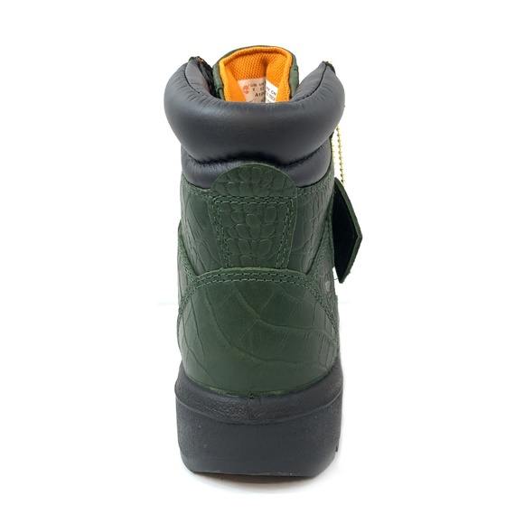 Timberland Men's 6" Field Boots Crocodylian Green - Picture 4 of 8